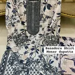 White Colour Farshi Shalwar 3 pc Stitched Banadora Suit by Faroza Collection Avaliable in 12 More Colours 2