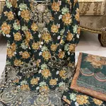 Green Colour  Embroidered Daman + Gala Stitched Bandora 3 pc  Suit With Monar Duppata by Faroza Collection 2