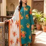 3 PIECE Suit Digital Printed For Girls 1