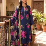 3 PIECE Suit Digital Printed For Girls 1