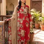 3 PIECE Suit Digital Printed For Girls 1