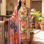 3 PIECE Suit Digital Printed For Girls 1