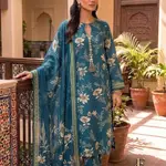 3 PIECE Suit Digital Printed For Girls 1