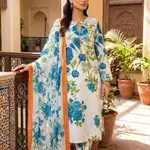 3 PIECE Suit Digital Printed For Girls 1