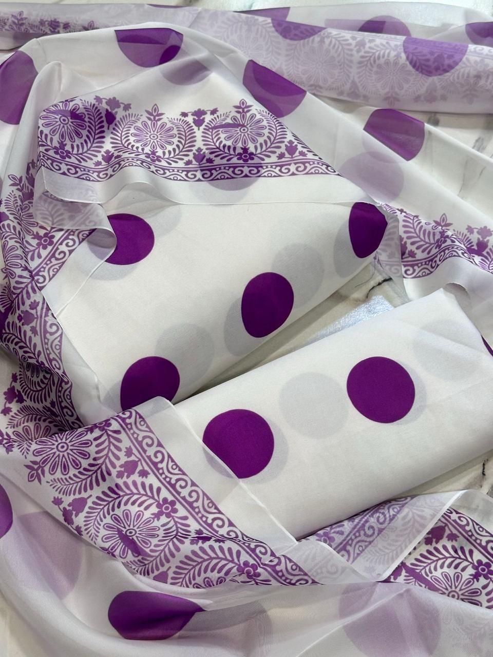 3 PICECE Suit Digital Printed For Girls alternate view