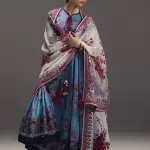 3 pcs Frock | Unstitched |Digital Print 1
