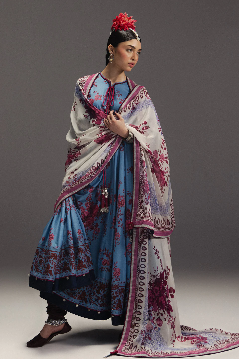 3 pcs Frock | Unstitched |Digital Print