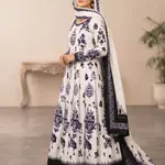 FROCK 3pc : stitched Digital print 1