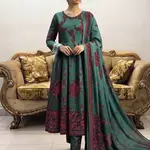 STITCHED MAXI-3PC FAROZA COLLECTION 1