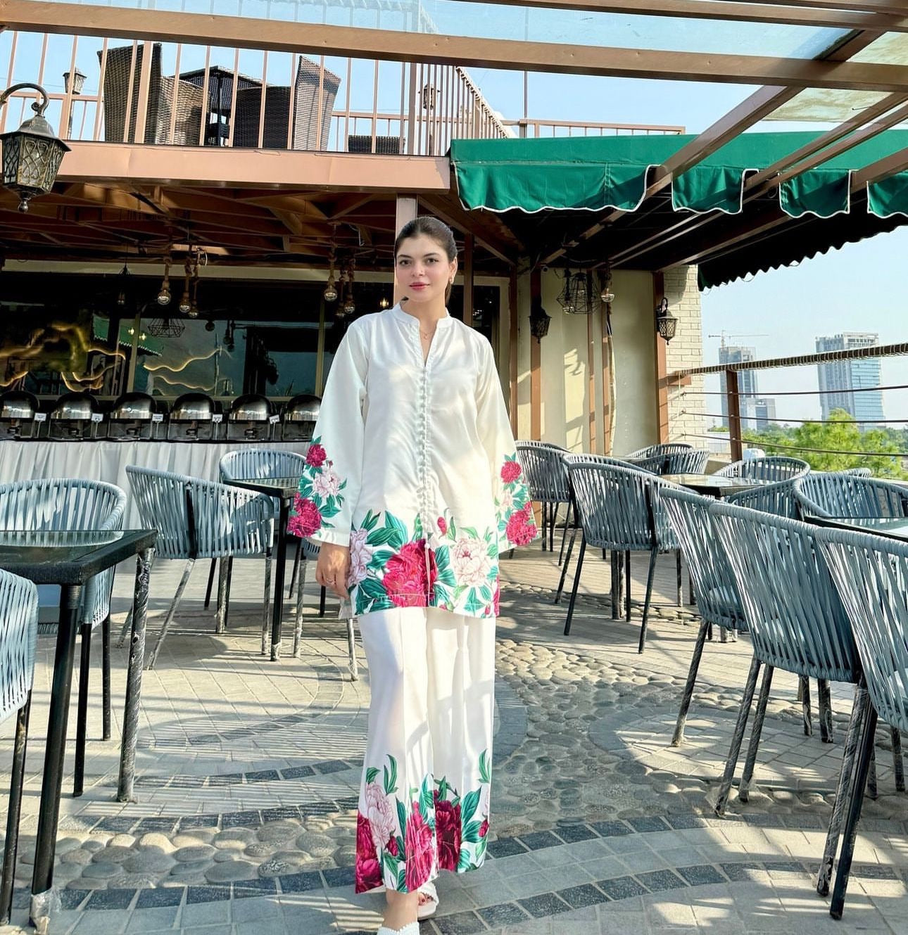Digital printed unstitched 3pc 