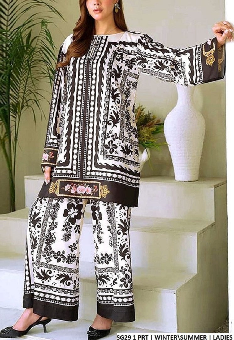 Shamooz⭐️3pcs unstitched suit