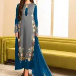Printed suit 3pcs unstitched 1