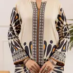 Unstitched suit printed 3pcs 2