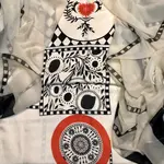 Printed suit unstitched 3pcs 3